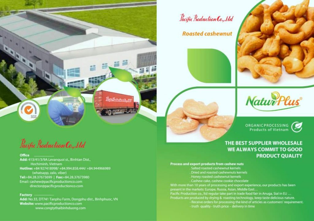 Brochure Công ty Sản Xuất Kinh Doanh Thái Bình Dương